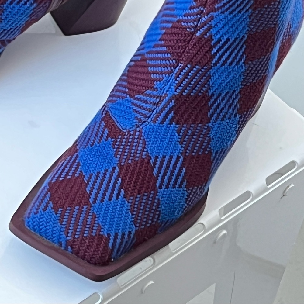 Camper Karol Bootie Bright Blue Houndsooth - Picture 8 of 16